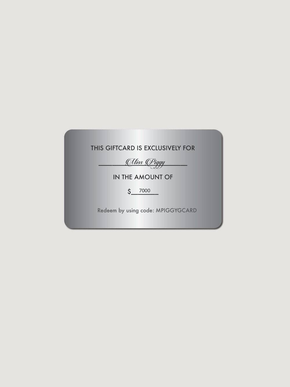 GIFT CARD