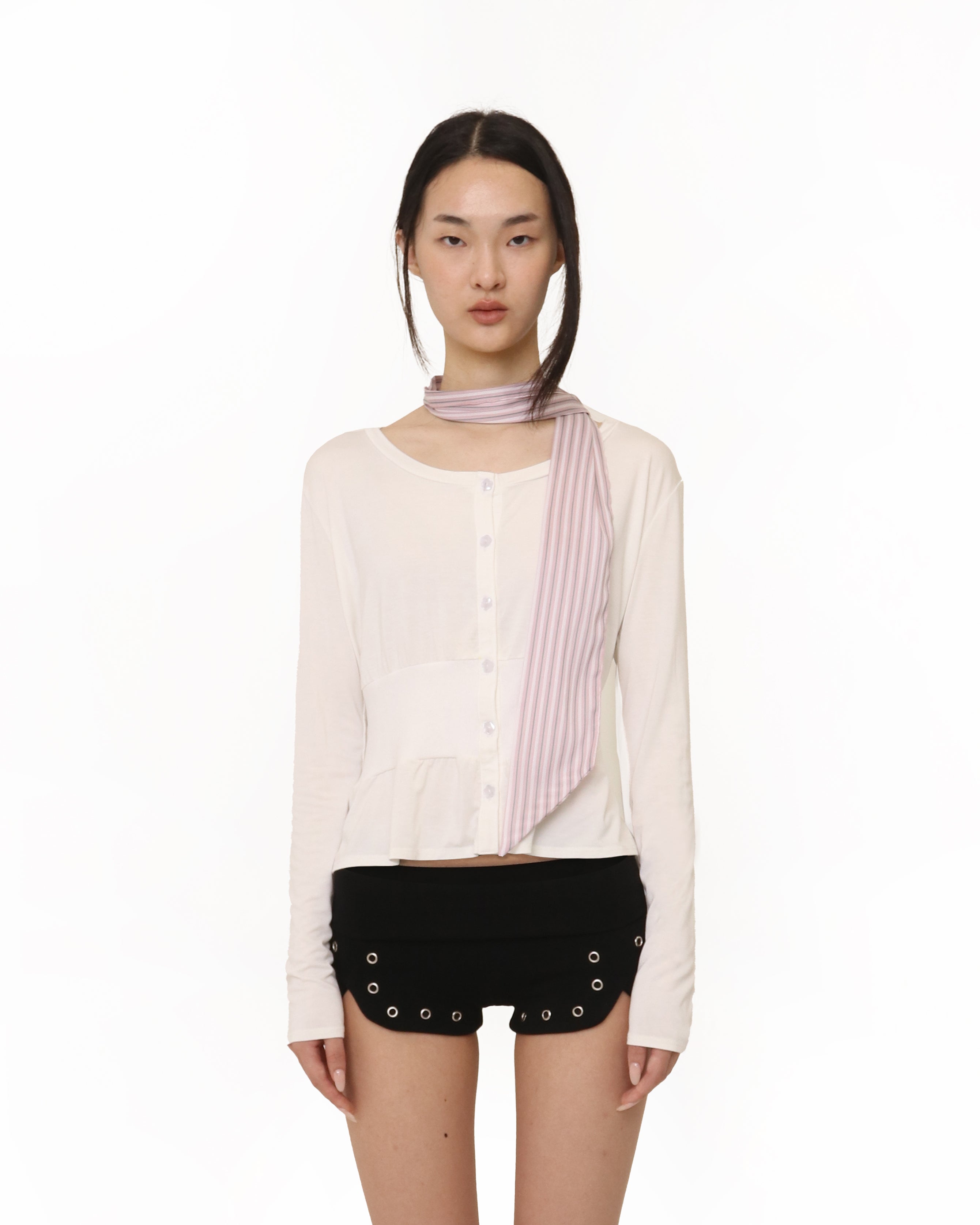 Daisy Longsleeve - white