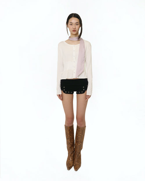 Daisy Longsleeve - white